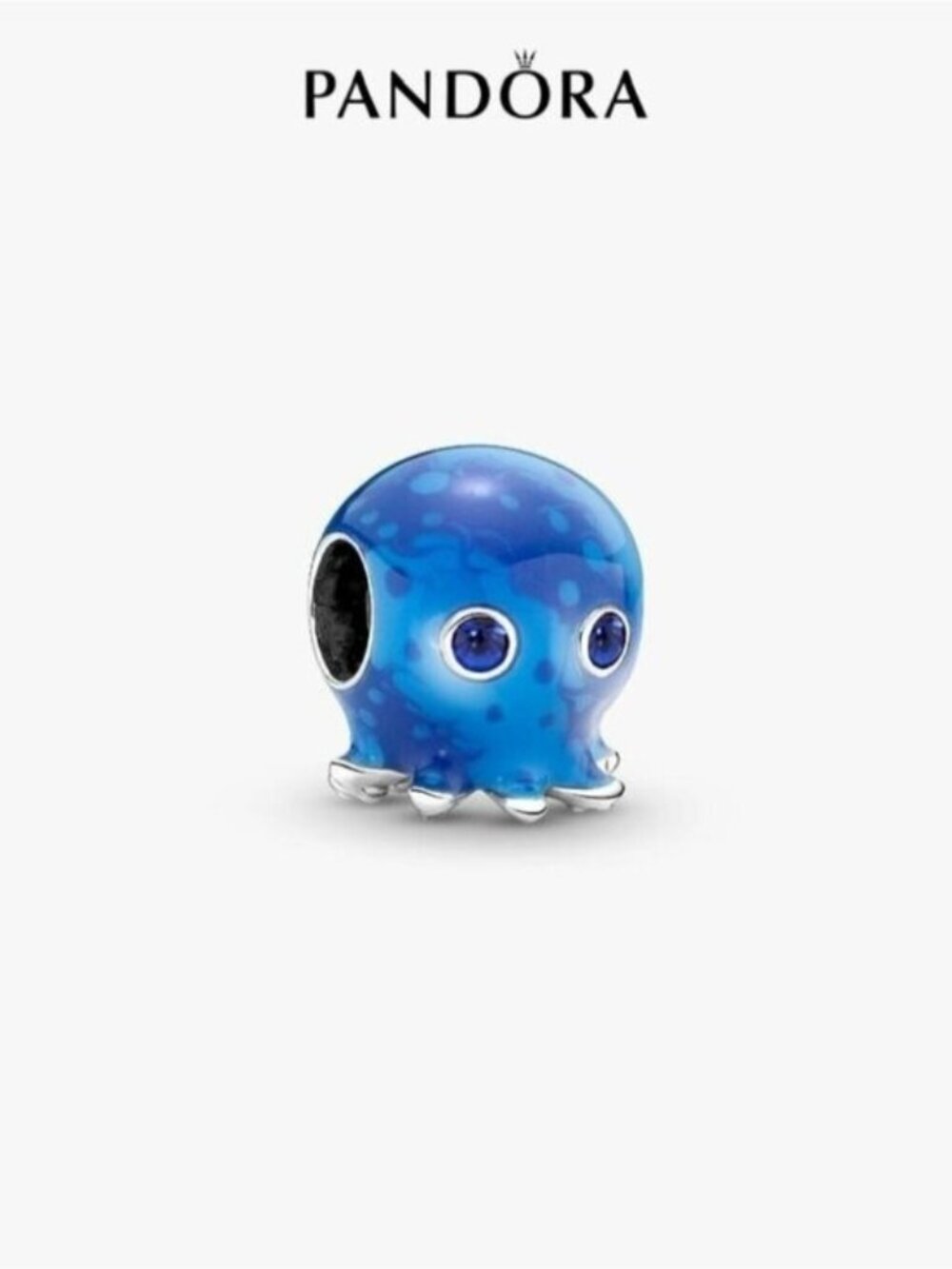 Pandora Ocean Bubbles & Waves Octopus Charm